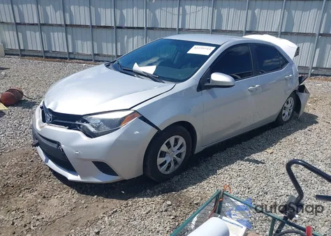 2016 Toyota Corolla L from USA, damaged, VIN 2T1BURHEXGC715823
